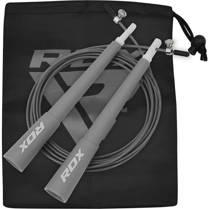 Actual product image Rdx Skipping Rope Iron C8 Gray (304 cm)