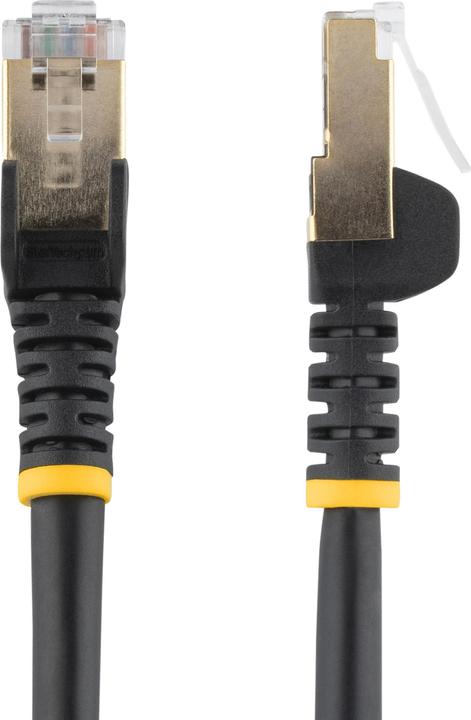 Actual product image StarTech Patch Cable Cat6a 0.5m Black (STP, CAT6a, 0.50 m)
