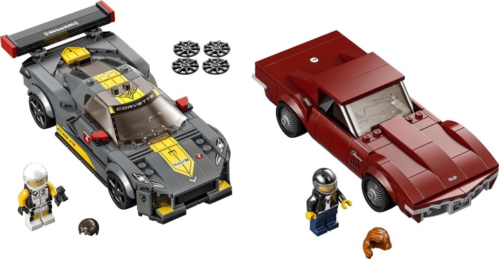 Produktbild LEGO Chevrolet Corvette C8.R & 1969 (76903, LEGO Speed Champions)