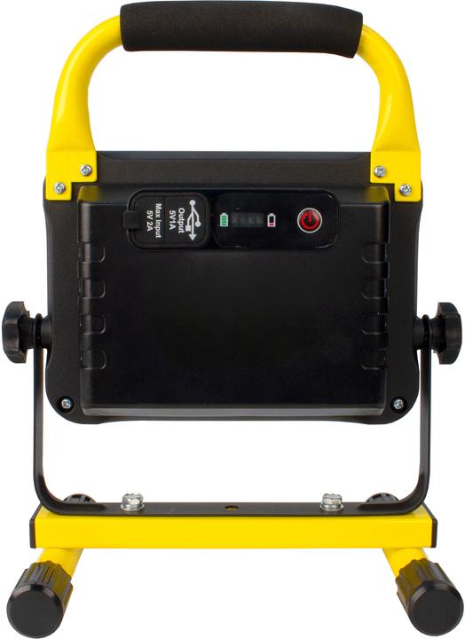 Produktbild Steffen WORKLIGHT LED Akku-Strahler 30W mit Traggriff und Standfuss, gelb (3300 lm)