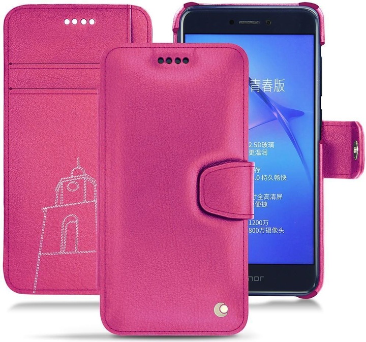 Noreve Lederschutzhülle Wallet (Huawei P8 Lite (2017))