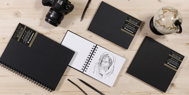 Image du produit Clairefontaine GOLDLINE Spirale 20x20 140g (Spécial, Blanc, Couverture rigide)