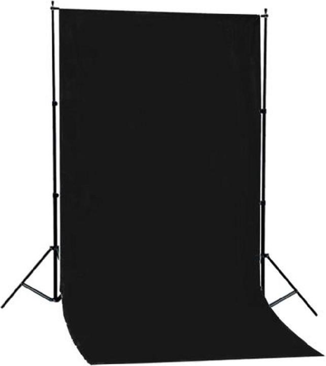 Produktbild Linkstar Hintergrundsystem BSK-2830B + Schwarzer Stoff (300 cm, 260 cm)