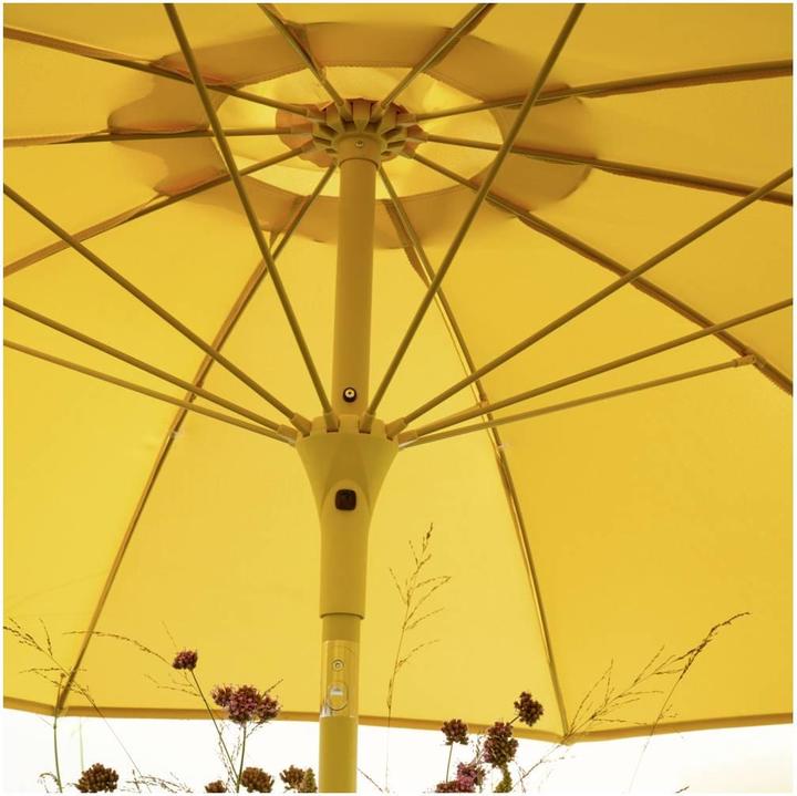 Produktbild Siena Garden Paolo Mittelstockschirm mustard Ø 270 cm (2.70 m)