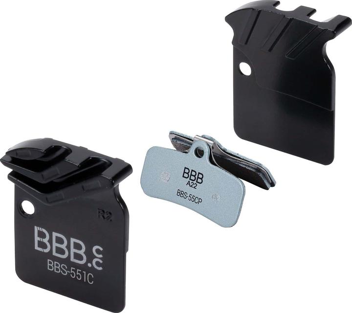 BBB Garniture de disque Shimano.XT BR-M8120, organique (Shimano, Organique)