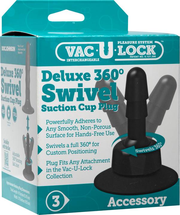 Produktbild Doc Johnson Deluxe 360° Swivel Suction Cup Plug