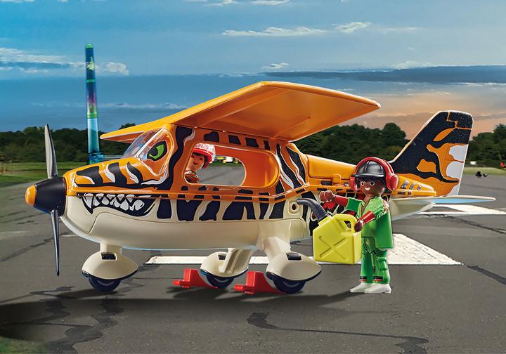 Produktbild Playmobil Propeller-Flugzeug Tiger (70902, Playmobil Stuntshow)