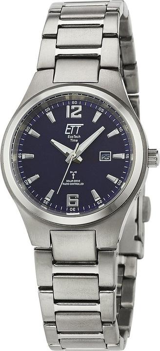 ETT Eco Tech Time ELT-11439-31M Solar Drive Montre radiopilotée Everest II Titanium Montre femme (Montre radio-pilotée, 31 mm)
