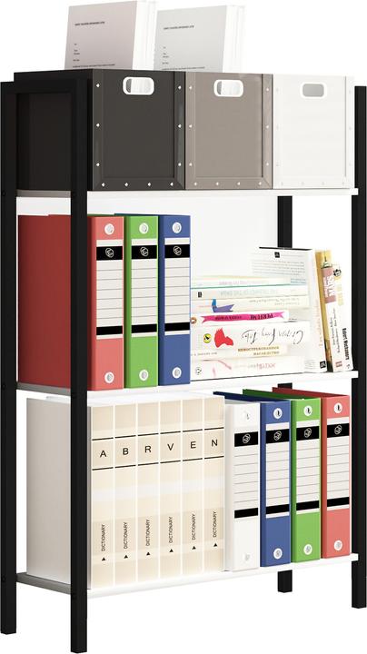 Immagine prodotto VCM Metall Stand Regal Bücher Flakos 3fach (100 x 56 x 24 cm)
