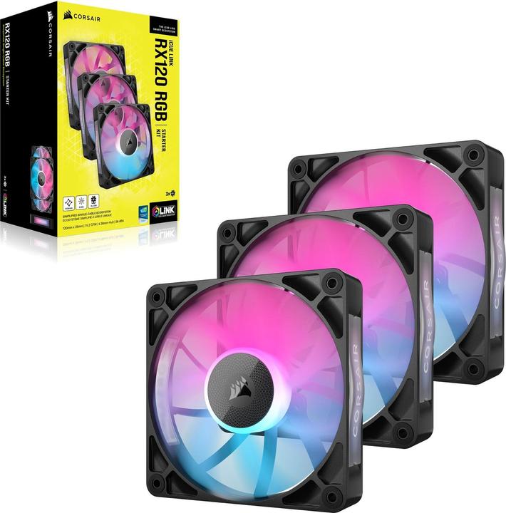 Produktbild Corsair iCUE LINK RX120 RGB (120 mm, 3 x)