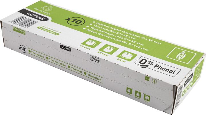 Image du produit Exacompta Bobine papier thermique pour caisses enregistreuses