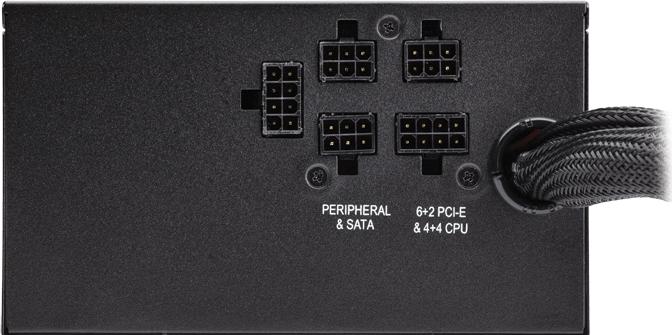 Actual product image Corsair Cx650m (650 W)