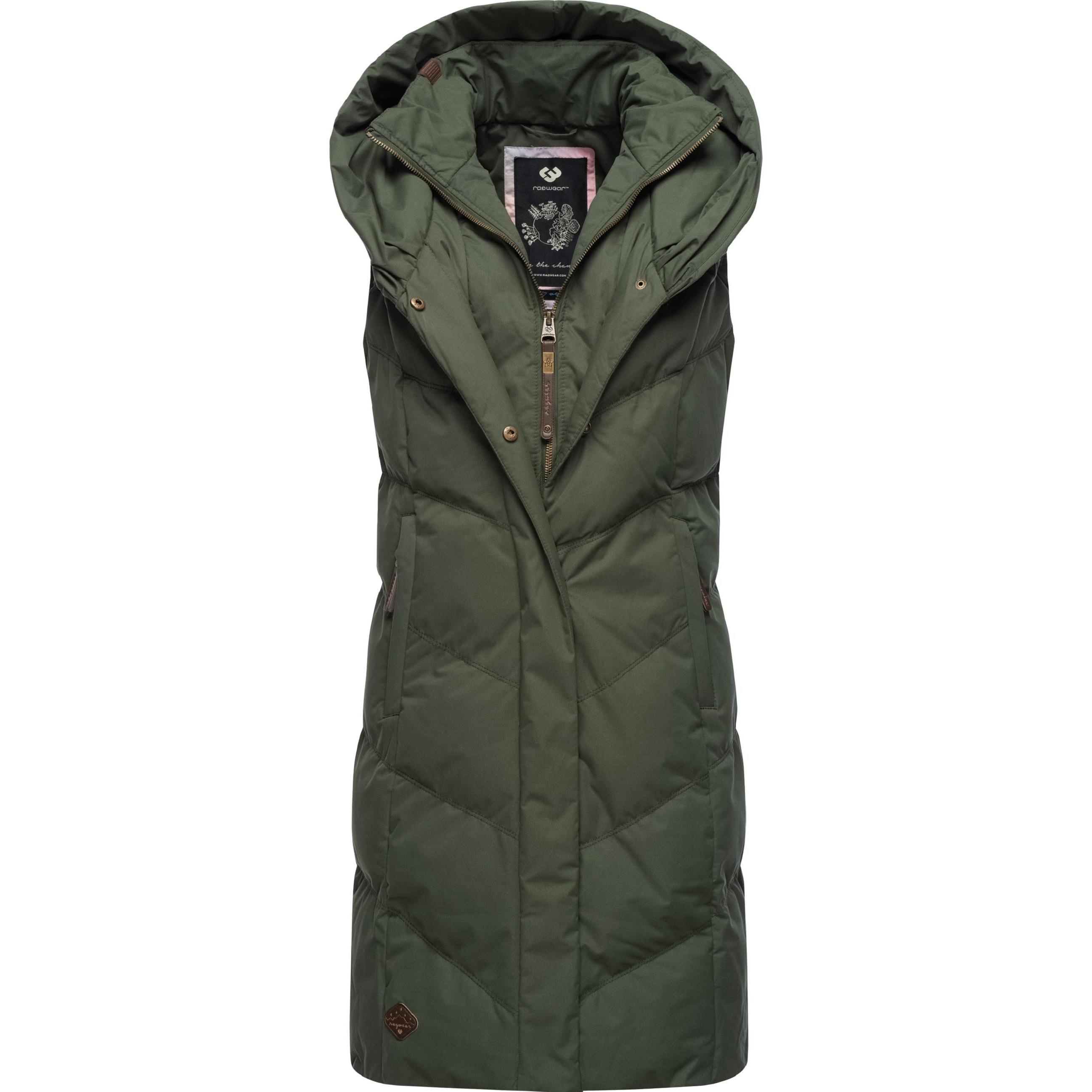 Thumbnail - Ragwear, Damen, Weste, Natalka Vest, Grün, (XL)