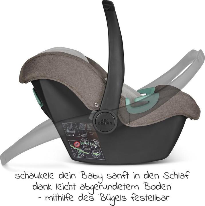 Actual product image ABC Design ABC Tulip baby car seat i-Size / 0 to approx. 13 kg (Baby car seat, ECE R129/i-Size Standard)