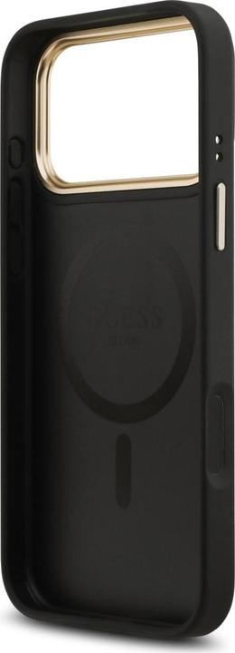 Produktbild Guess PU Leather Peony Pattern Case für Apple iPhone 17 Pro Max - black (Apple iPhone 17 Pro Max)