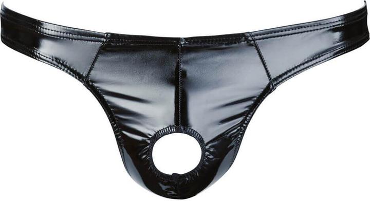Actual product image Black Level Vinyl briefs (M)