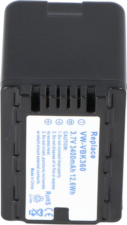 Immagine prodotto AccuCell Batteria VW-VBK360, VBK180 (Batteria della fotocamera)
