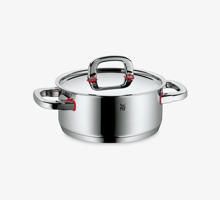 Produktbild WMF Bratentopf PREMIUM ONE silberfarben (16 cm, Bräter + Schmortopf, Edelstahl)