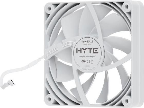 Actual product image Hyte FA12 White (120 mm, 4x)