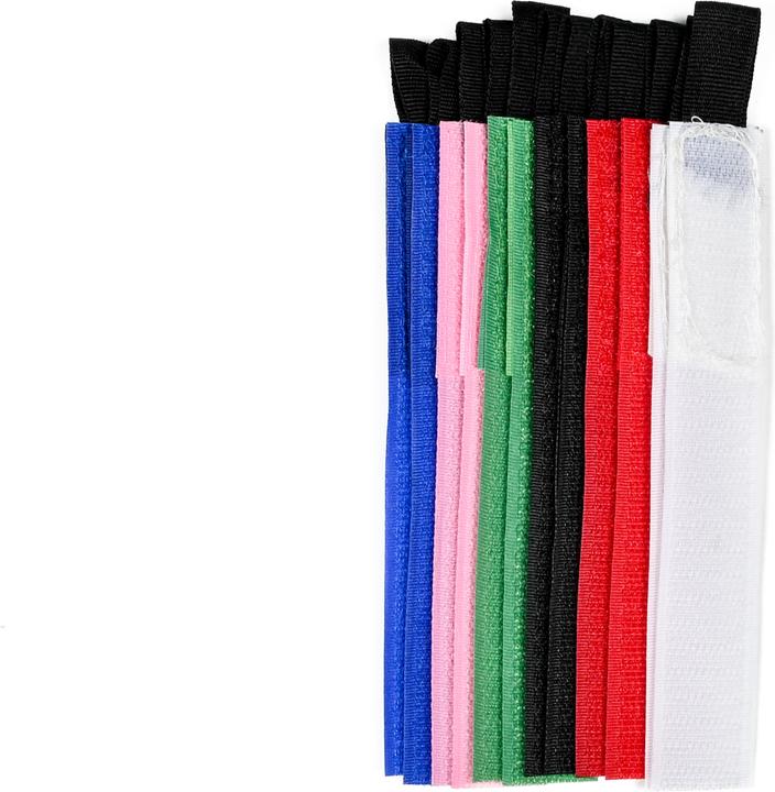 Actual product image Benson Cable binders set 12 pcs velcro (Velcro cable ties, 170 mm, 12 pcs.)