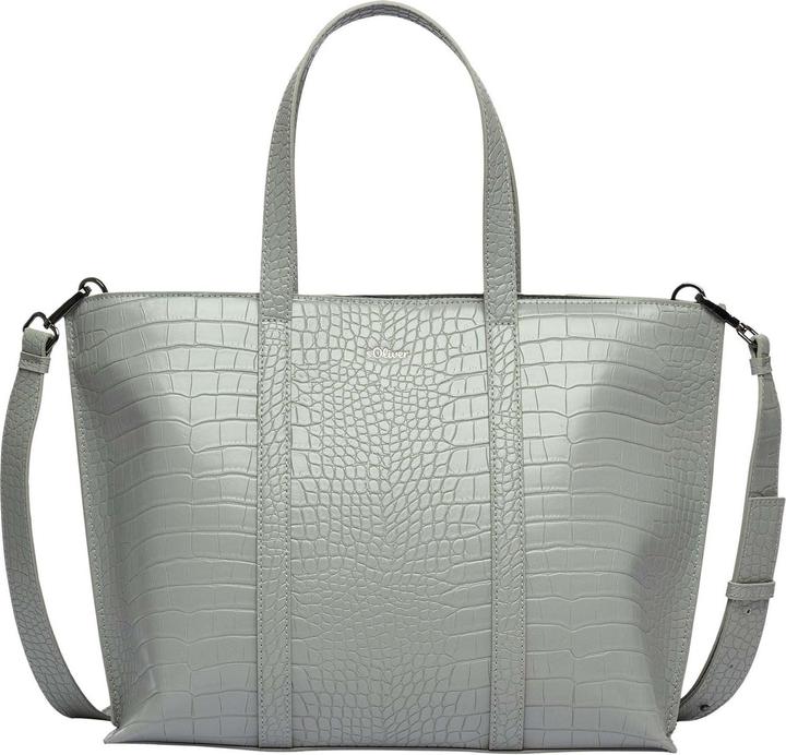 s.Oliver Tasche Geräumiger Shopper aus Lederimitat in Kroko-Optik