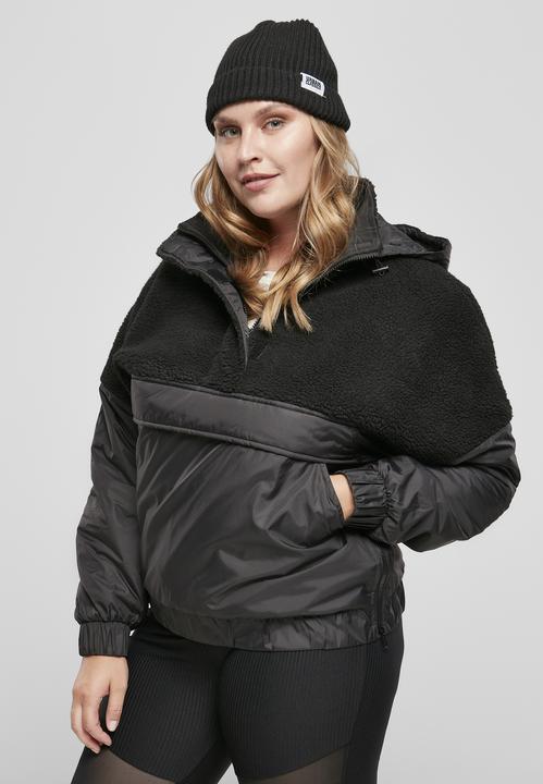 Immagine prodotto Urban Classics Giacca Sherpa Mix Pull Over da donna (XS)