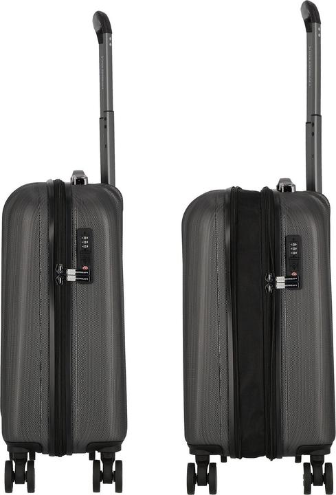 Produktbild Polestream Moonrock 4 Rollen Kabinentrolley 55 cm mit Dehnfalte (34 l)