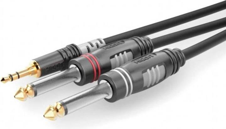Hicon Audio Anschlusskabel (3 m, 6.3mm Klinkenkabel, AUX Kabel)