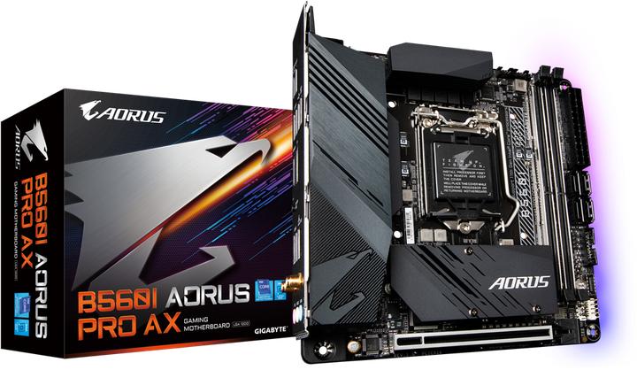 Produktbild Gigabyte B560I Aorus Pro AX (LGA 1200, Intel B560 Express, Mini-ITX)