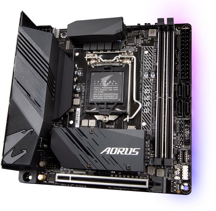 Produktbild Gigabyte B560I Aorus Pro AX (LGA 1200, Intel B560 Express, Mini-ITX)
