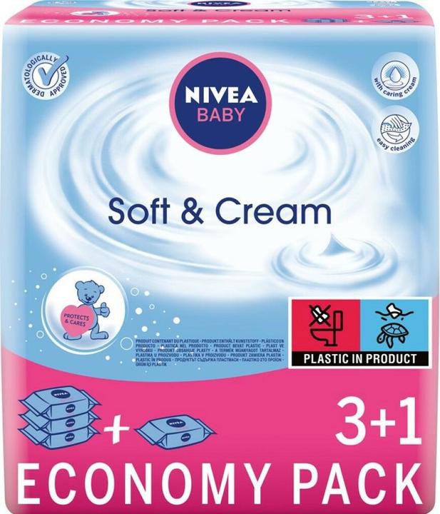 Produktbild NIVEA Baby Soft & Cream wet wipes (252 Stk.)