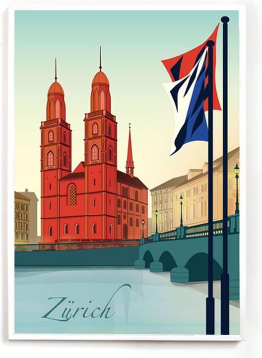 S.wert Design Poster Zürich Grossmünster