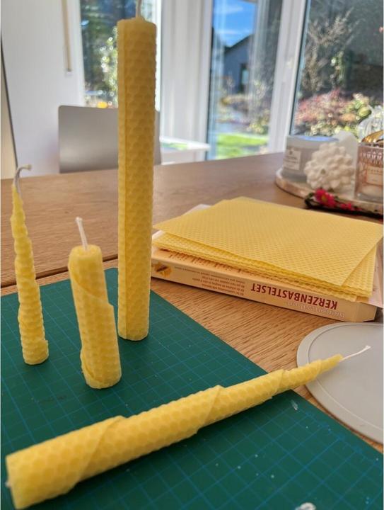 Actual product image Pebaro honeycomb candle making set