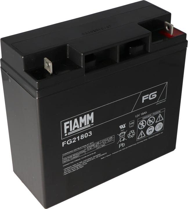 Actual product image Fiamm FG21803 12V Akku 18Ah, nicht geeignet als Starter-Batterie (12 V, 18 Ah)