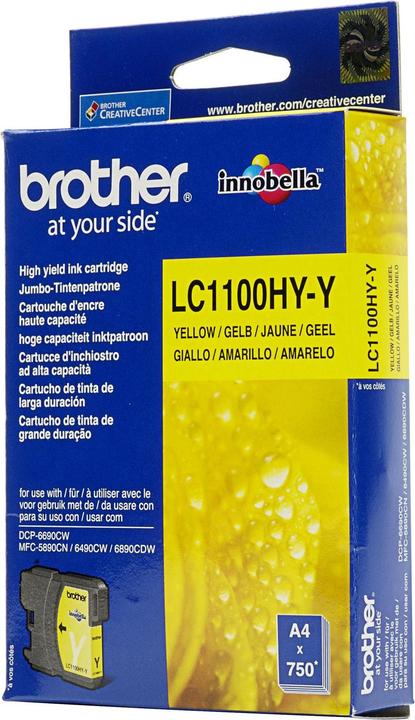 Actual product image Brother Lc-1100hyy (Y)