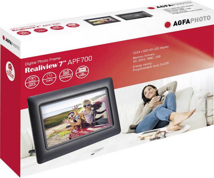 Produktbild AGFAPHOTO Digitaler Bilderrahmen AGFA FOTO DIGITALRAHMEN / 7 "BISCHIRM (7.01", 1024 x 600 Pixel)