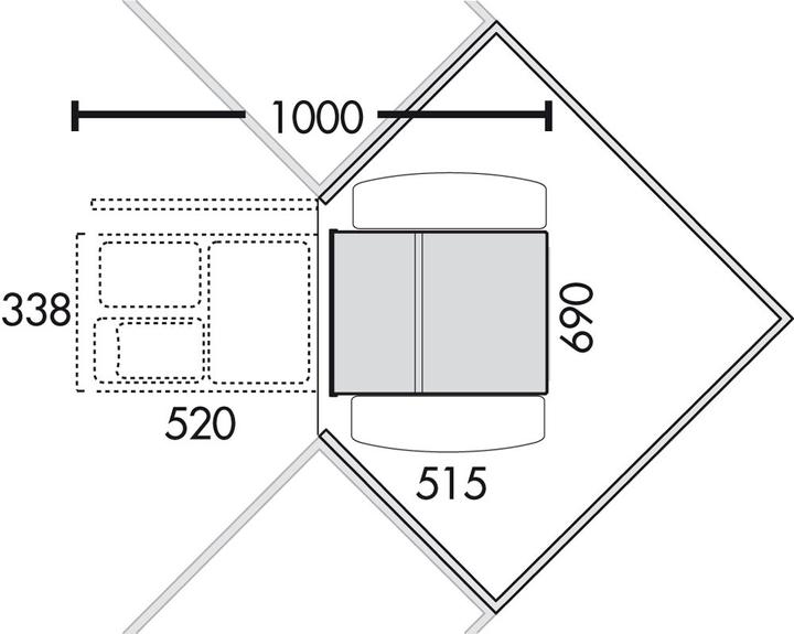Produktbild Naber Corner Boy 2 - Abfallsammler/Trennsystem (32 l)