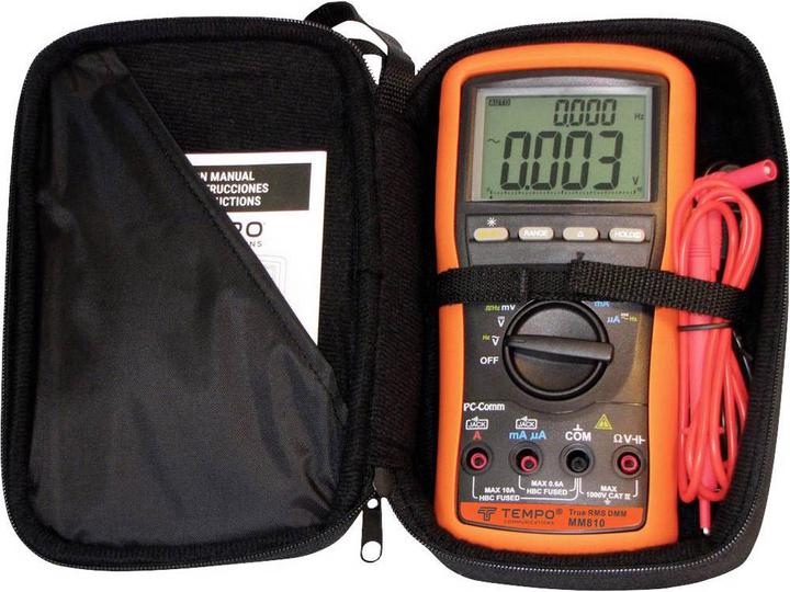 Produktbild Tempo Communications Hand Multimeter Digital MM810 (CAT IV 1000V)