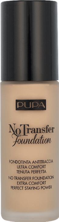 Actual product image Pupa Milano PUPA No Transfer Foundation SPF15 podkład nawilżający 100 Porcelain 30ml (100 Porcelain, Porcelain)