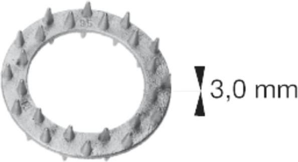 Actual product image Geka Timber connector C10- 80 galvanised on both sides ( disc dowel ) (25 pcs.)