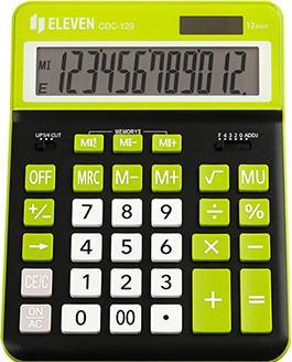 Produktbild Eleven Rechner CDC120BK-GN (Batterien)