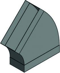 Immagine prodotto Hastrag Gomito 45/90° per canale piatto