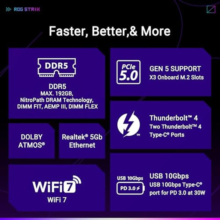 Actual product image ASUS ROG STRIX Z890-E GAMING WIFI (LGA 1851, Intel Z890, ATX)