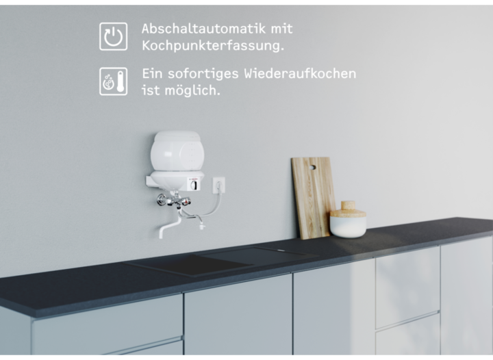 Produktbild Stiebel Eltron EBK 5 GA Kochendwassergerät, Glas, 5 Liter, Chromarmatur