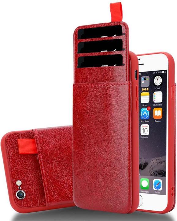 Produktbild Cadorabo TPU Kunstleder mit Kartenfach Cover (Apple iPhone 6)