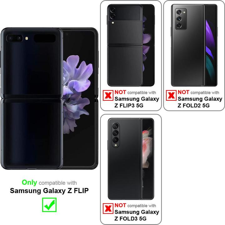 Actual product image Cadorabo Case for Samsung Galaxy Z FLIP with belt clip (Samsung Galaxy Z Flip)