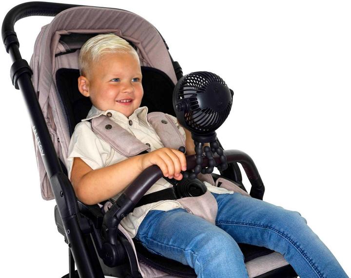 Produktbild Dooky Kinderwagenventilator 29 x 15 x 6.5 cm, Schwarz