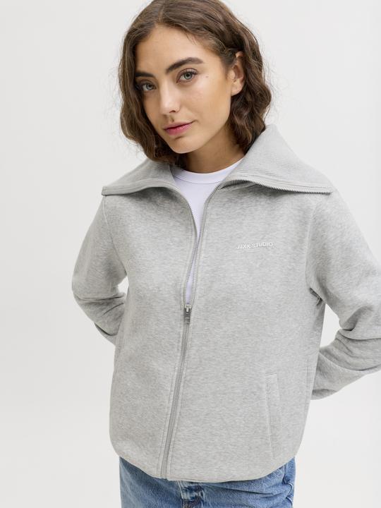 Produktbild JJXX Jxstudio Vesterbro Flat Knit Zip Swt Ln (S)