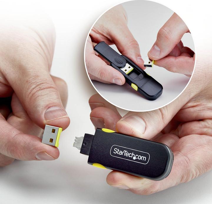 Produktbild StarTech USB-A Port Blocker Key Latching USB-A Dust Cover Plugs