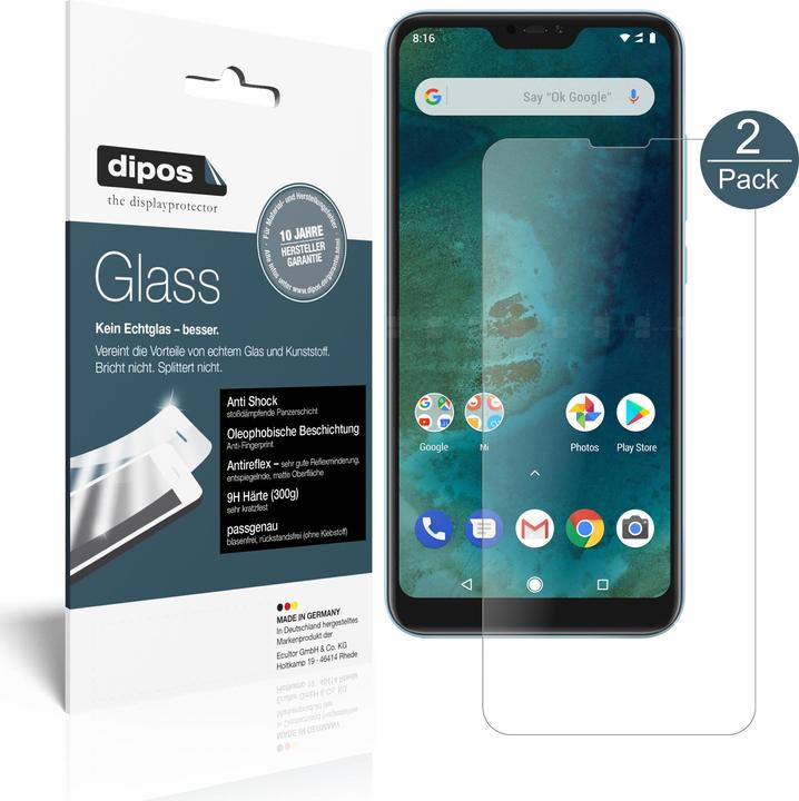 2x BROTECT Pellicola Protettiva per Xiaomi Mi A2 Protezione
